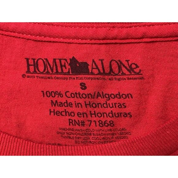 Christmas Home Alone Merry Ya Filthy Animal Short Sleeve Red T Women’s L Men’s S - Picture 5 of 5